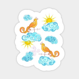 Fairytale Weather Forecast Print Magnet