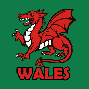 Red Dragon "Draig Coch" - The Proud Emblem of Wales T-Shirt