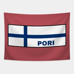 Pori City in Finnish Flag Tapestry