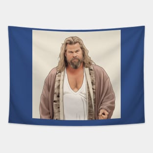 Fat Thor Dude Tapestry