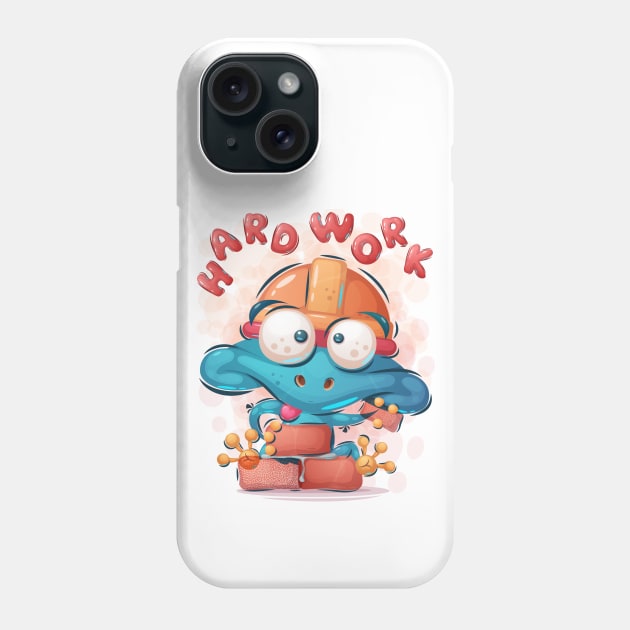 Bricklaying Frog Phone Case by ManxHaven