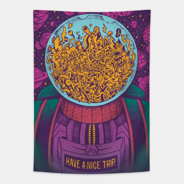 Have A Nice Trip Tapestry by Lei Melendres