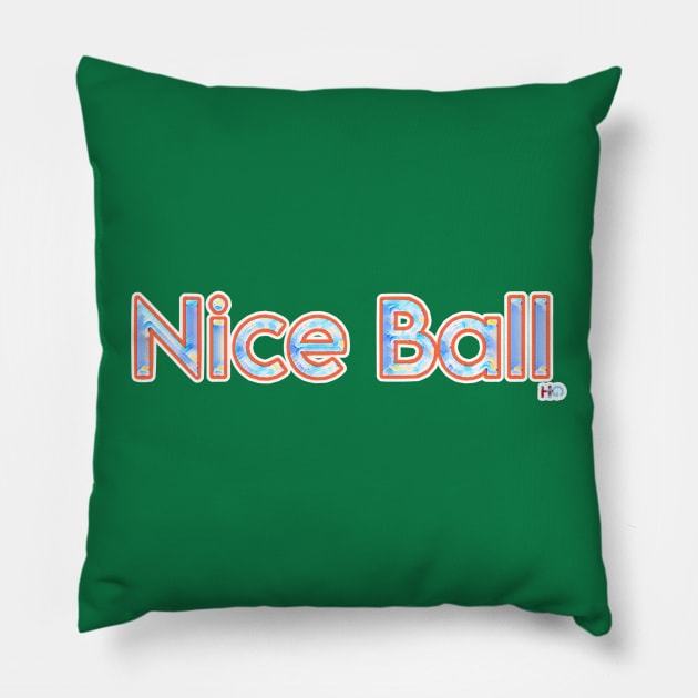 Nice Ball : Hipster Golf Pillow by Kitta’s Shop