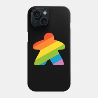 Rainbow Meeple Board Games Addict Phone Case