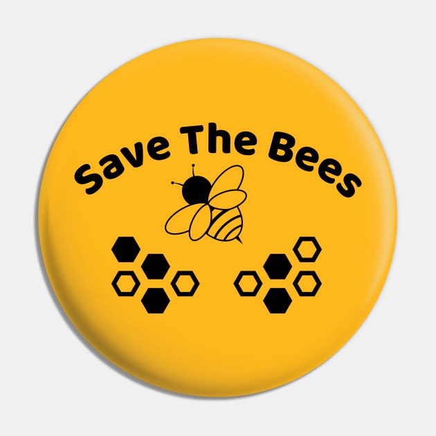 Save The Bees Pin by KevinWillms1