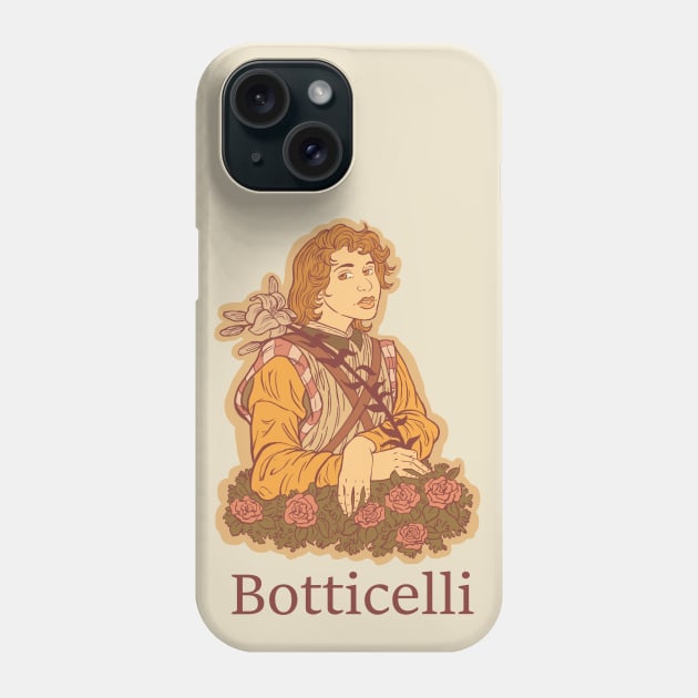 Botticelli's angel Phone Case by Eva Viñes