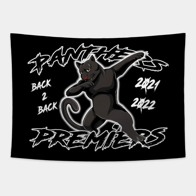 Penrith Panthers - PREMIERS 2021-22 BACK 2 BACK Tapestry by OG Ballers