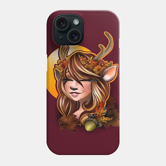 Sister of Seasons - Autumn Phone Case by InkyMcStapleface