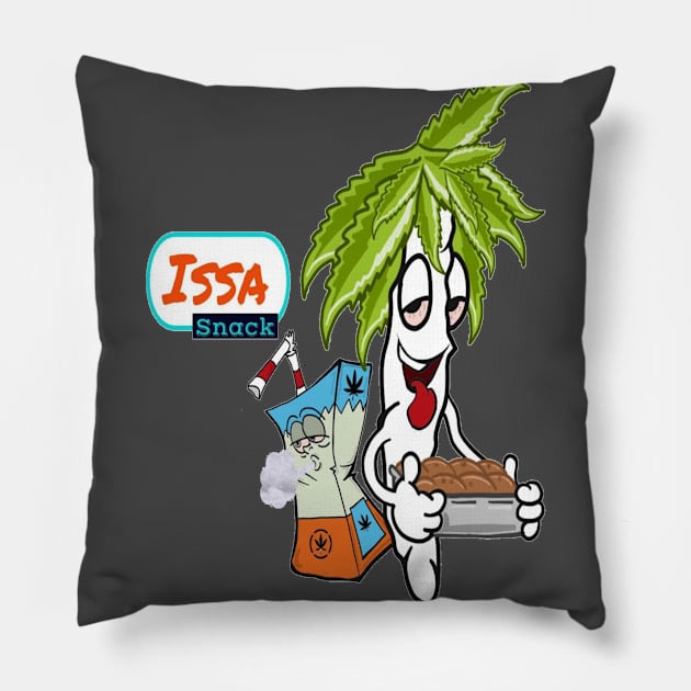 juice and rolling bob/ real clouds Pillow by IssaSnackllc