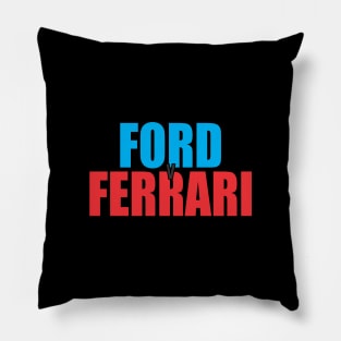 FORD v FERARRI Pillow