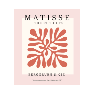 Matisse pink cut outs design, contemporary art T-Shirt