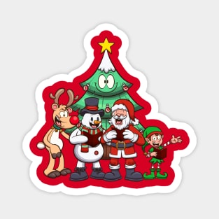 Christmas Characters Singing Magnet