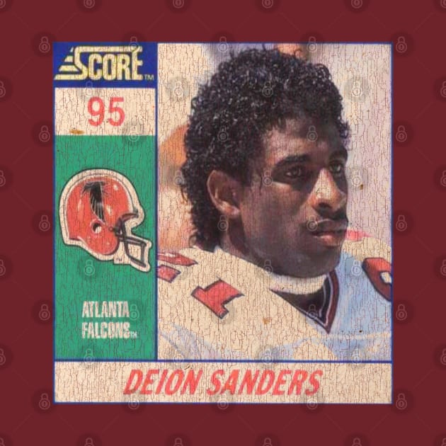 Retro Deion Rookie Card by Marc Graphic