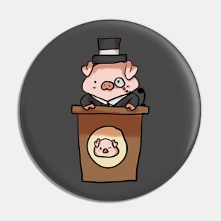 Cute Pig Judge Pin