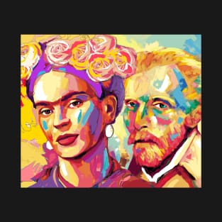 Frida Kahlo and Van Gogh T-Shirt