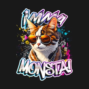 Imma Monsta! CAT | Blacktee | by Asarteon T-Shirt