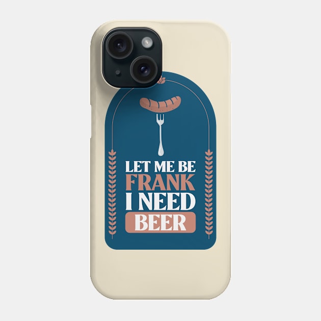 oktoberfest sausage beer Phone Case by Tip Top Tee's