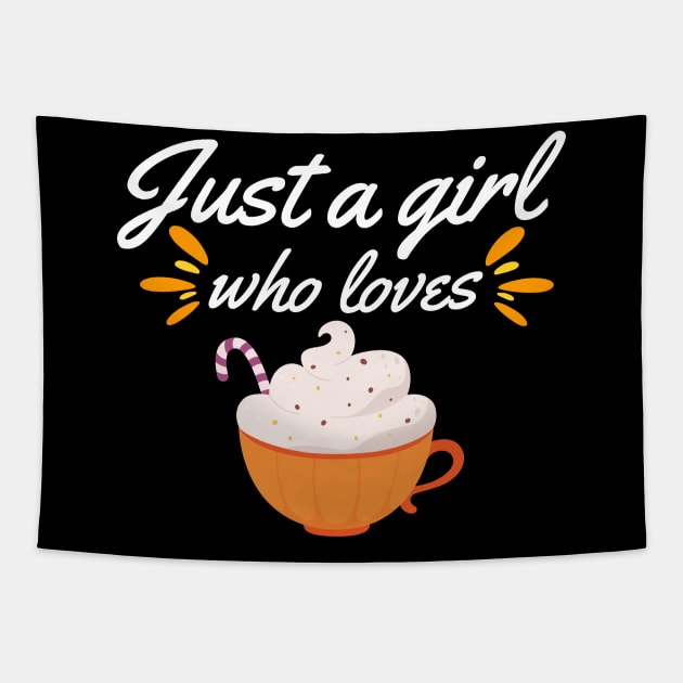 Just A Girl Who Loves Pumpkin Spice Tapestry by Nutrignz