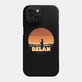 Reel Life, Relaxed Style for Fisherman Phone Case