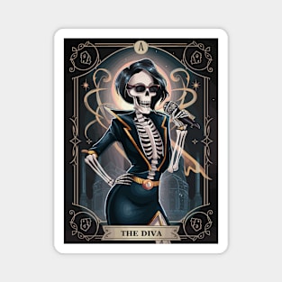 Funny Tarot Card : The Diva Magnet