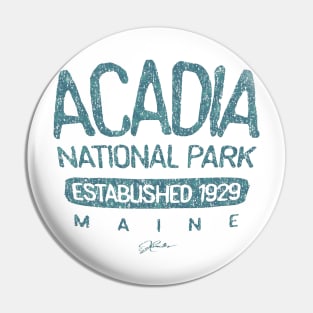 Acadia National Park, Est. 1929, Maine Pin