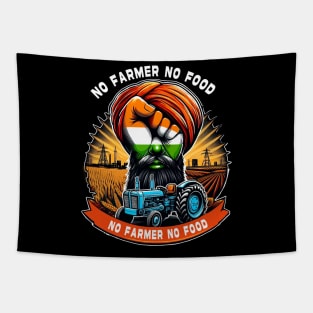 No Farmer, No Food Tapestry