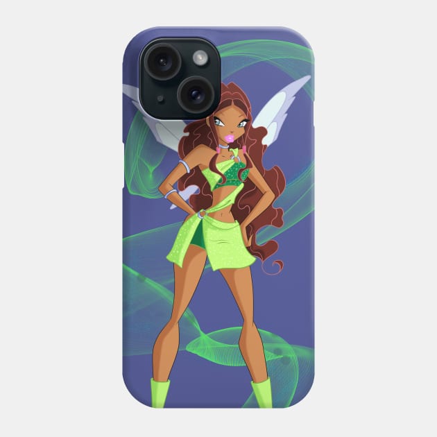 Winx Club - Aisha Phone Case by Nykos