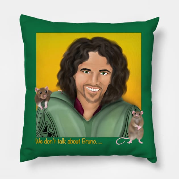 Bruno Pillow by KataMartArt