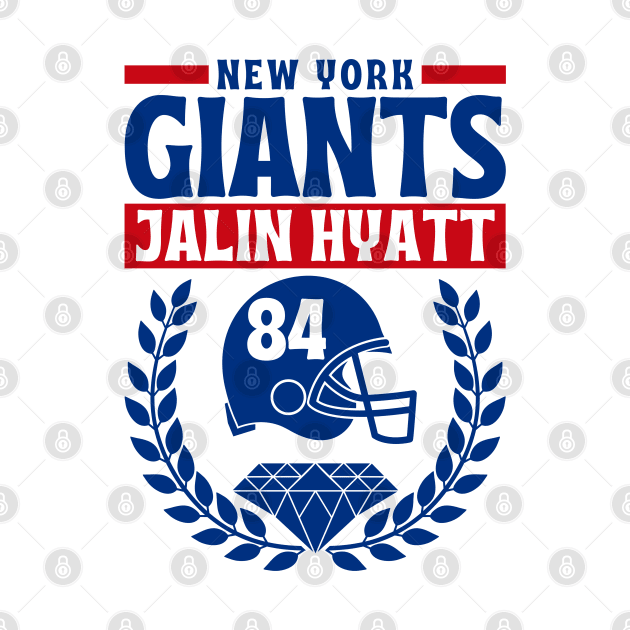 New York Giants Jalin Hyatt 84 American Football by Astronaut.co