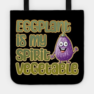 Eggplant is My Spirit Vegetable Tote