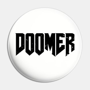 Doomer Boomer Meme Gamer Dad Pin