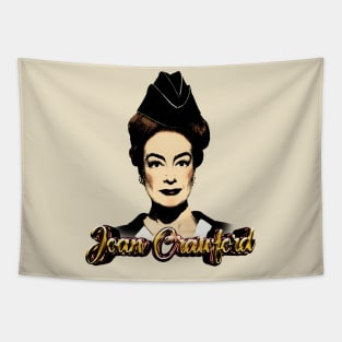 Joan Crawford - Engraving Style Tapestry