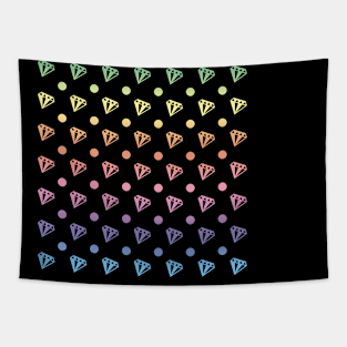 Diamonds and dots Tapestry