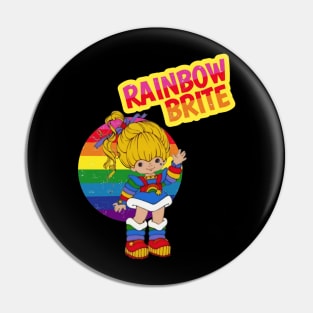 Rainbow brite t-shirt Pin