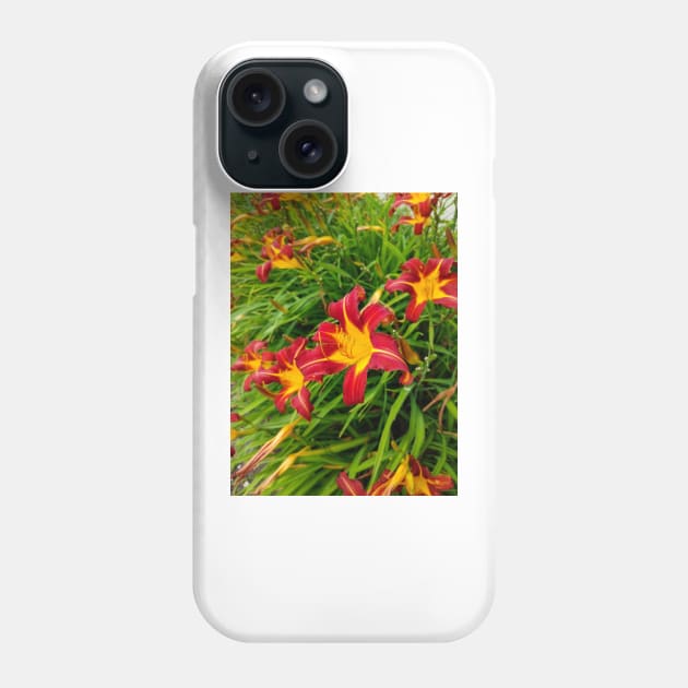 Crimson Lilies Phone Case by srosu