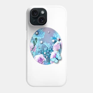 Butterfly and Flowers Phone Case