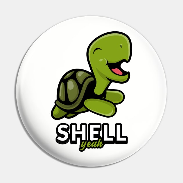 Shell Yeah Pin by Mad Art