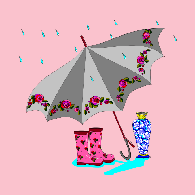 A Fancy and Vintage Umbrella by YudyisJudy