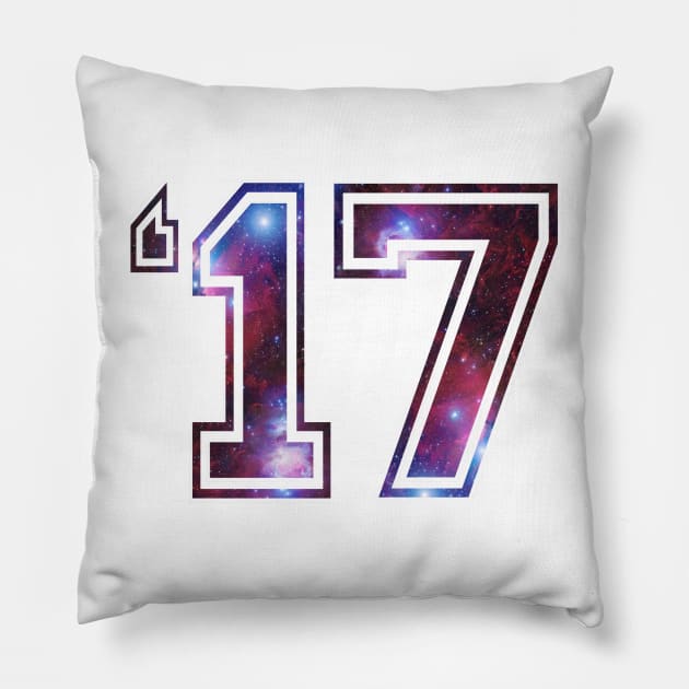 '17 - 2017 Galaxy Pillow by CheesyB