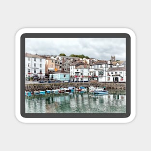Summer Fishing boats in Falmouth Harbour, Cornwall England UK Magnet
