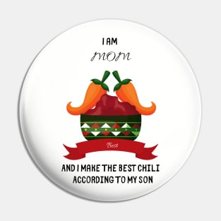 Funny Mother´s Day T-Shirt. Chili Pin