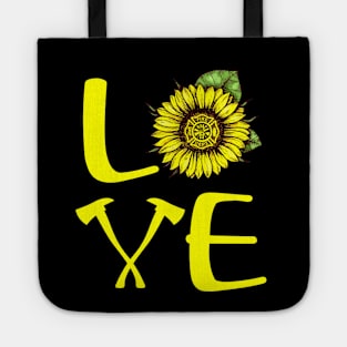 Love Firefighter Tote