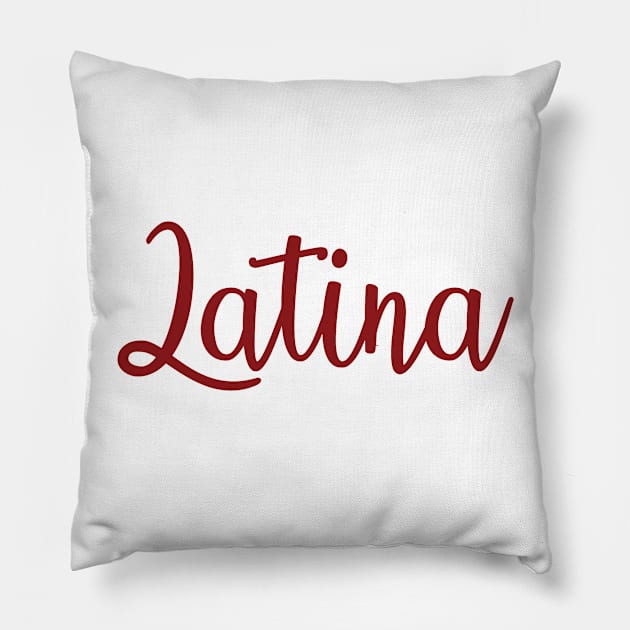 Latina Pillow by SmokedPaprika