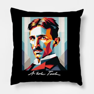 Nikola Tesla Pillow