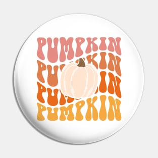 Retro Pumpkin Pin