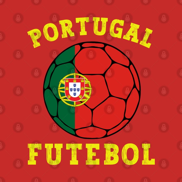 Portugal Football Ball by footballomatic