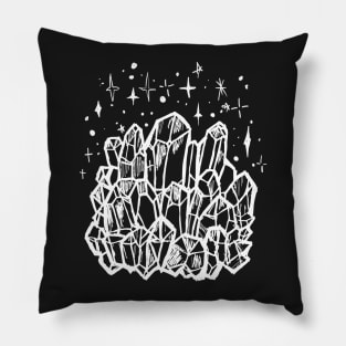 Crystal Cluster Witchcraft Pillow