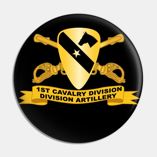 1st Cavalry Division - Division Artillery - w Cav Br - Ribbon Pin by twix123844