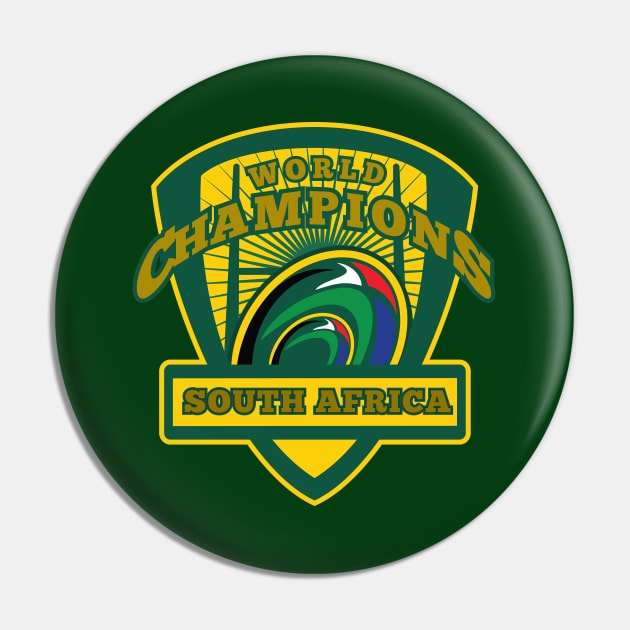 South Africa Rugby World Champions Memorabilia Pin by CGD