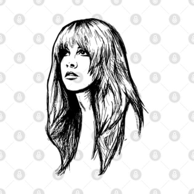 stevie nicks dodle by SKULLBERRY